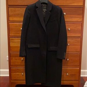 J.Crew Melton Wool Topcoat Black 2